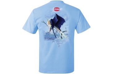 Image of Penn Mens Sailfish Blue T-Shirt, XX-Large 180223