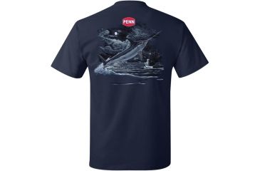 Image of Penn Mens Swordfish Navy T-Shirt, Medium 180224