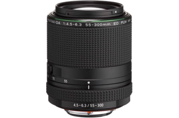 Image of Pentax HD-55-300mm F4.5-6.3 ED PLM WR RE Lens, Black, 21277