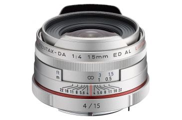 Image of Pentax HD -DA 15mmF4ED AL Ltd Silver 21480