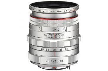 Image of Pentax HD-DA 20-40mmF2.8-4ED Limited DC WR SILVER W/CASE 23010