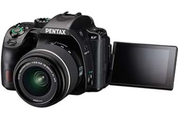 Image of Pentax KF Digital Camera Kit, 18-55 Lens, Black, Compact, 1203