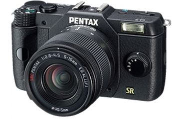 Image of Pentax Q7 Compact Mirrorless Camera with 5-15mm f-2.8-4.5 Zoom Lens, Black 10720
