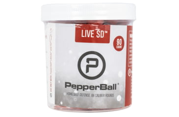 Image of PepperBall 102060351 Live SD Pepperballs Pava .09 Oz Red 90 Rds