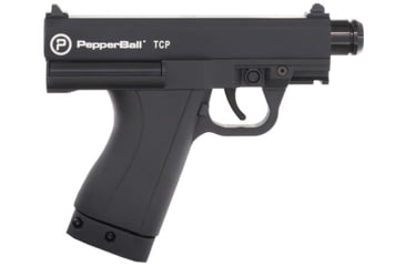 Image of PepperBall TCP Semi Auto Non-Lethal Ready to Defend Kit w/TCP Launcher, 0.68 Caliber, 6 Rounds Capacity, 8g CO2/1.3g N2, Limit 150 ft, Black, 769-01-0507