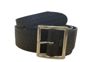Image of Perfect Fit 1.75in Garrison Economy Belt, Basket Weave, Chrome Buckle, Black, 44, 6001-BW-CH-44