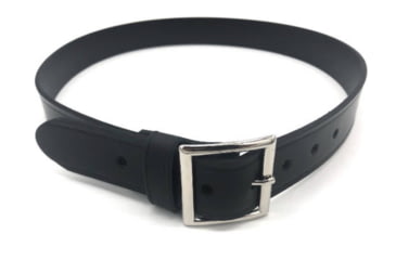 Image of Perfect Fit 1.75in Garrison Economy Belt, Plain, Chrome Buckle, Black, 38, 6001-CH-38