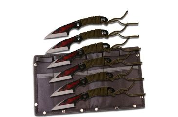 Image of Perfect Point Tactical, 7.5in, Stainless Steel Blade, Green Cord Wrapped Handle PP-023-6