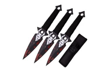 Image of Perfect Point Tactical, 7in, Stainless Steel Blade, Blk Paracord Wrap Stainless Steel Handle PP-103-7-3