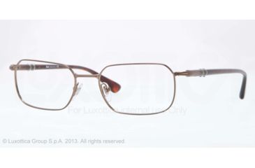 Image of Persol PO2431V Single Vision Prescription Eyeglasses 989-51 - Brown Frame