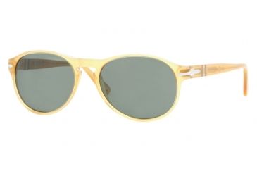 Image of Persol PO2931S Sunglasses 204/31-55 - Transparent Yellow Frame, Grey Lenses