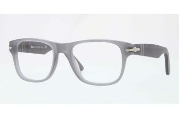 Image of Persol PO3051V Single Vision Prescription Eyeglasses 9004-54 - Grey Antique Frame, Demo Lens Lenses