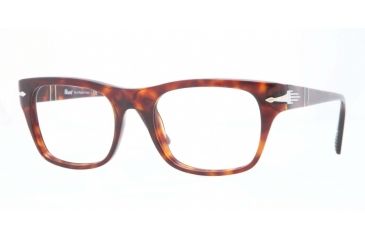 Image of Persol PO3070V Single Vision Prescription Eyeglasses 24-52 - Havana Frame