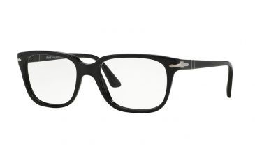 Image of Persol PO3094V Single Vision Prescription Eyeglasses 9014-53 - Black Frame
