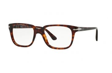 Image of Persol PO3094V Single Vision Prescription Eyeglasses 9015-53 - Havana Frame