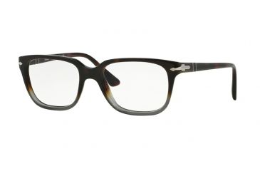 Image of Persol PO3094V Single Vision Prescription Eyeglasses 9028-53 - Havana Gradient Grey Frame