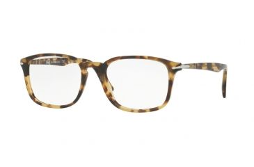 Image of Persol PO3161V Single Vision Prescription Eyeglasses 1056-52 - Brown/beige Tortoise Frame