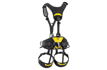 Image of Petzl Avao Sit Harness, Black/Yellow, 2, C079AB01