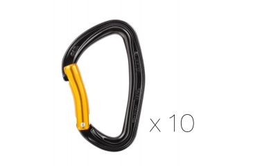 Image of Petzl Djinn Steel Carabiners, 10 Pack, M60APS B