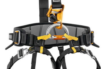 Image of Petzl Falcon Ascent Harness, Black/Yellow, 1, C038EA00