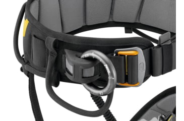 Image of Petzl Falcon Harness, Black/Yellow, 1, C038DA00