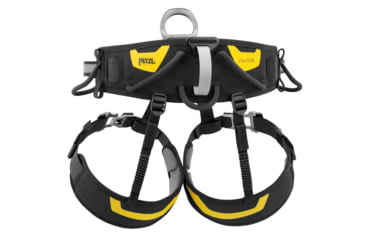 Image of Petzl Falcon Harness, Black/Yellow, 1, C038DA00