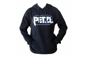 Image of Petzl Hoodie w/Logo - Men's, Black, Extra Large, Z10ADA XL