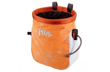 Image of Petzl Kodapoche Chalkbag - Charlet Orange Topo
