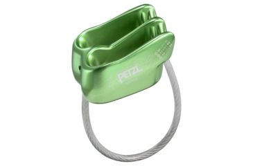 Image of Petzl Verso Climbing Belay Device, Green, D019AA01