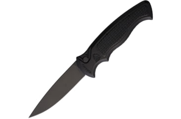 Image of Piranha Knives Auto Velocity Button Lock Blk, PKCP26BKT
