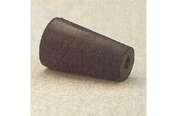 Image of Plasticoid Black Rubber Stoppers, One-Hole 5--M291