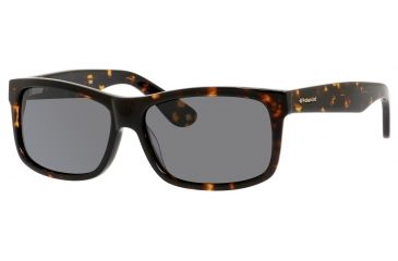 Image of Polaroid X 8421/S Bifocal Prescription Sunglasses X8421S-0086-1T-5915 - Frame Color Dark Havana, Lens Diameter 59 mm