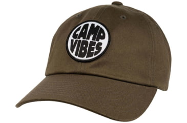 Image of Poler Camp Vibes Patch Dad Hat, Olive, One Size, 213ACU7202-Olive-O/S