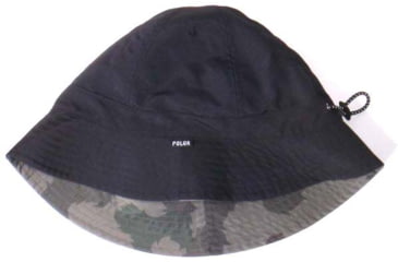 Image of Poler Reversible Drawcord Bell Hat, Black, One Size, 55100321-Black-O/S