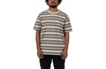 Image of Poler Rufus Knit T-Shirt, 2XL, Cream/Blue, 212APM3501-Cream/Blue-XXL
