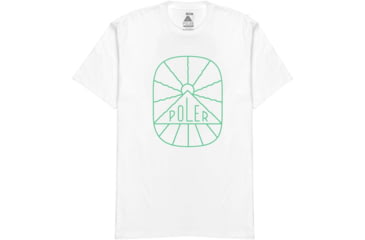 Image of Poler Sunburst T-Shirt, Large, White, 221APM2010-White-L