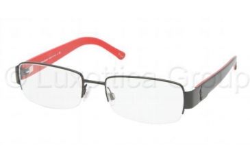 Image of Polo Eyeglasses PH1074 with Rx Prescription Lenses 9038-5418 - Matte Black 