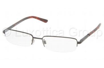 Image of Polo PH1035 SV Prescription Eyeglasses - Black Frame / 51 mm Prescription Lenses, 9059-5117