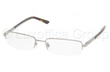 Image of Polo PH1035 SV Prescription Eyeglasses - Matte Gunmetal Frame / 53 mm Prescription Lenses, 9002-5317