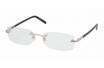 Image of Polo PH1089 SV Prescription Eyeglasses, Silver Demo Lens Frame / 53 mm Prescription Lenses, 9001-5318