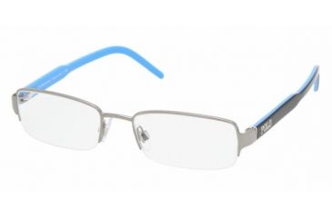 Image of Polo PH1101 SV Prescription Eyeglasses - Gunmetal Demo Lens Frame / 51 mm Prescription Lenses, 9002-5118