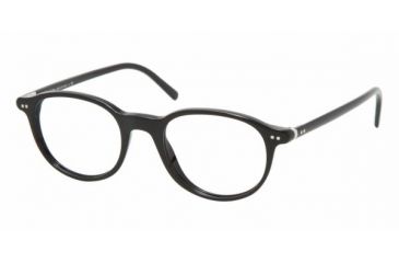 Image of Polo PH2047 SV Prescription Eyeglasses - Shiny Black Frame / 48 mm Prescription Lenses, 5001-4820