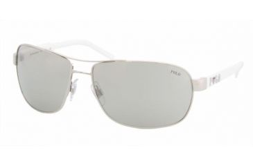 Image of Polo PH3053 Bifocal Prescription Sunglasses PH3053-90018V-6415 - Lens Diameter 64 mm, Frame Color Silver