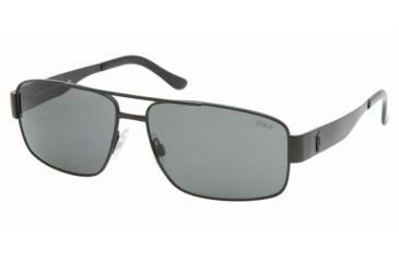 Image of Polo PH 3054 Sunglasses Styles - Matte Black Gray Frame, 903887-6014