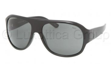 Image of Polo PH4052 Bifocal Sunglasses - Shiny Black Gray Frame / 63 mm Prescription Lenses, 500187-6316