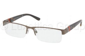 Image of Polo PH1117 Progressive Prescription Eyeglasses 9147-5417 - Brushed Brown Frame