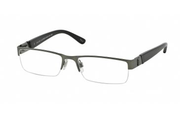 Image of Polo PH1117 Progressive Prescription Eyeglasses, 58mm, Brushed Gunmetal, PH1117-9157-58-PRO