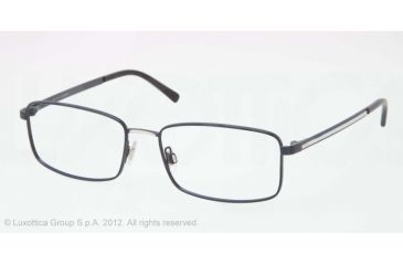 Image of Polo PH1130 Progressive Prescription Eyeglasses 9119-54 - Matte Blue Frame, Demo Lens Lenses