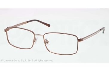 Image of Polo PH1130 Progressive Prescription Eyeglasses 9239-54 - Brown Frame, Demo Lens Lenses