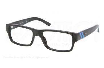 Image of Polo PH2085 Bifocal Prescription Eyeglasses 5001-52 - Shiny Black Frame